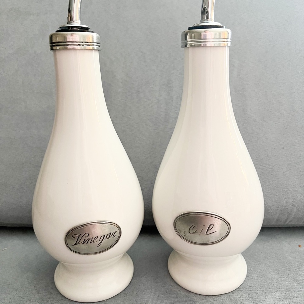 Arte italica vinegar & oil bottles- authentic